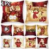 1Pc Santa Pillowcase Happy New Year Xmas Gifts Christmas Decor for Home Merry Christmas Ornament Xmas Gifts.