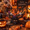 Hollow Out Candy Basket Creative Fruits Plate Bowl Funny Halloween Spider Web Basket  Kids Gift