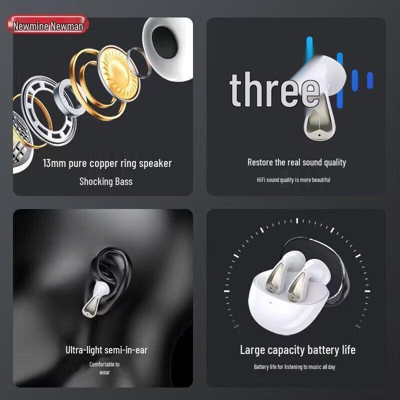 Newman H61 TWS Half-in-Ear Sports Earbuds