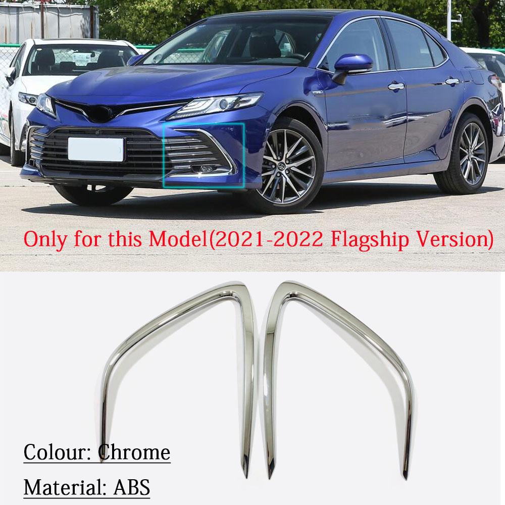 Toyota Camry XV70 2017 2018 2022 dekorációs burkolathoz, első fej ködlámpa motorháztetőhöz, lámpavázhoz