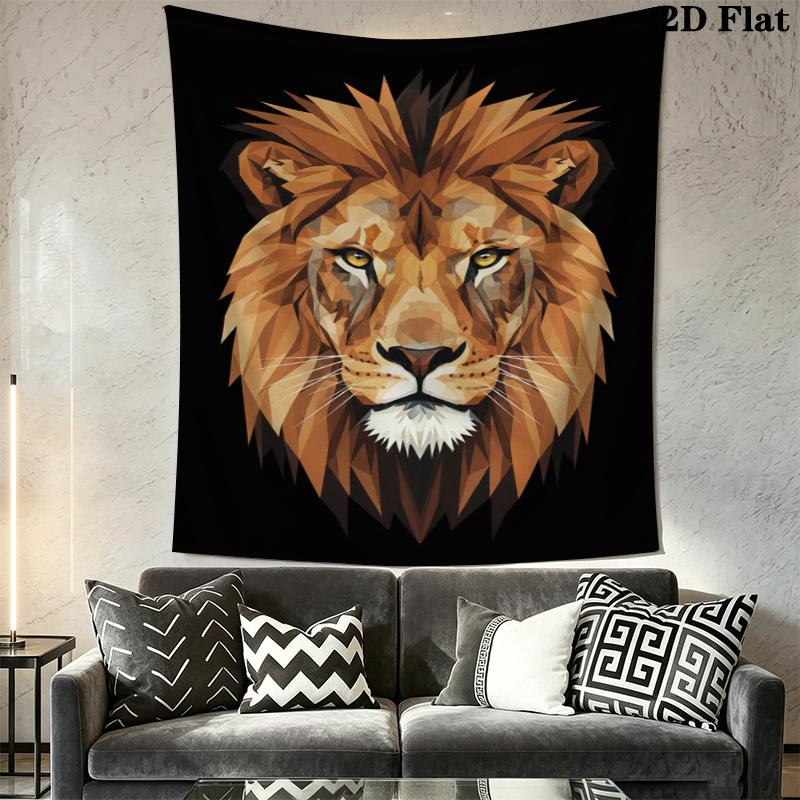 3D Animal Wall Tapestry Aesthetic Wall Hanging Printed Fabric Blanket Decorative Tapestries for Bedroom Living Room Home Decor