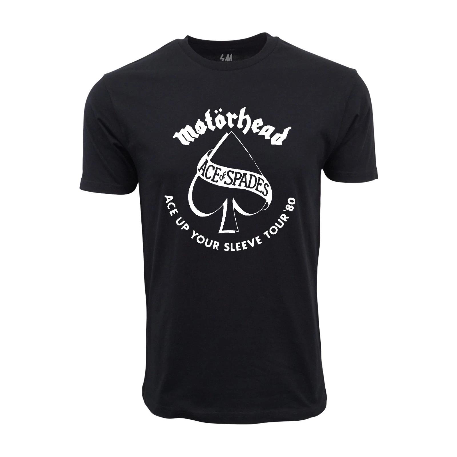 Unisex Adult Casual Music Motorhead Ace Up Your Sleeve Tour Grpahic... S