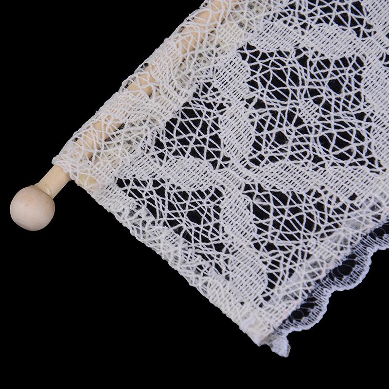 1:12 Dollhouse Curtains Miniature Furniture Accessories Window Valance