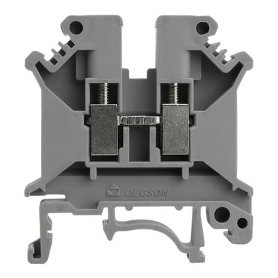 Through Terminal Block Gray Screw 6Mm2 1P For Din Rail Th35