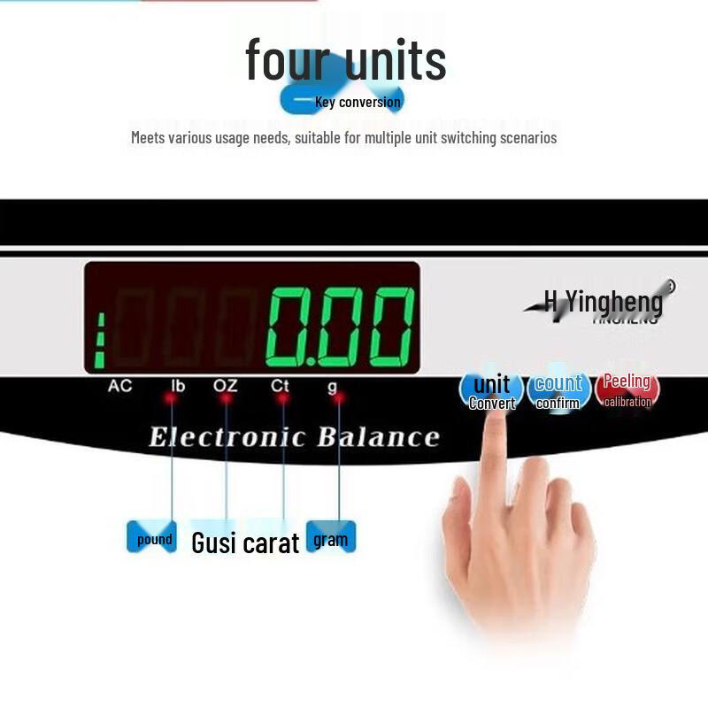 Yingheng Precision Rechargeable Digital Lab & Jewelry Scale, 100g/0.001g