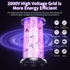 Lumină Reîncărcabilă și de Camping 2 în 1, Electric 2000V cu Lumină UV, 395NM Captator de Insecte pentru Interior și Exterior, Portabil pentru Muște