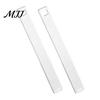 Acrylic Clay Thickness Rulers 1 Pair Polymer Depth Guide, 2/3/4/5/6mm Pottery Rolling Pin DIY Earring Making Supplies Transparent Ruler