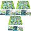 Soft And Safe 130x160cm Children's Road Map Play Mat With Traffic City Theme