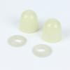 2/4Pcs Toilet Accessories Decorative Cover Luminously Bolt Covers Screw Caps Toilet Anchors Screw Caps for Home Toilet