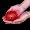 Lotus Shaped Candle Holder, Creative Articles of Worship In Front Buddha, Home, Living Room, Office Decoration, Seven Color, 1Pc