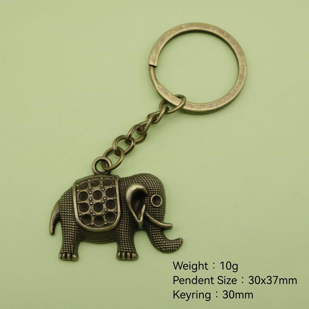 Simple Elephant Keychain Pendant: Hot Selling Jewelry