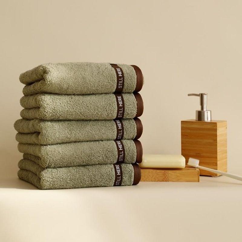 FORTfarande HÄR 200g Ren Bomull Hotellhandduk 5-pack