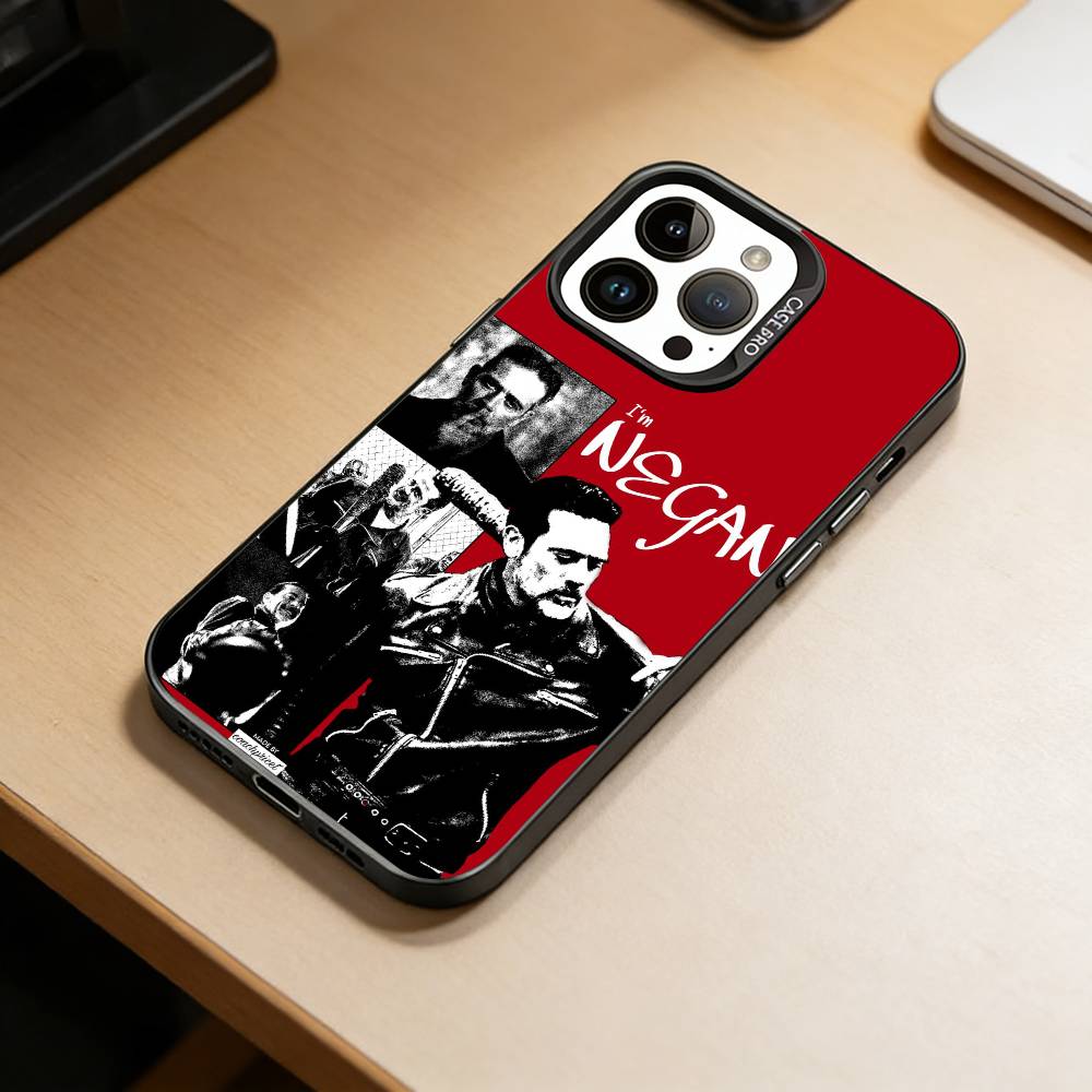 TWD-W-Walking D-Dead  Phone Case For iPhone 17,16,15,14,13,12,11 Plus,Pro Max,XS,Colored Silver Plated Inside Cover