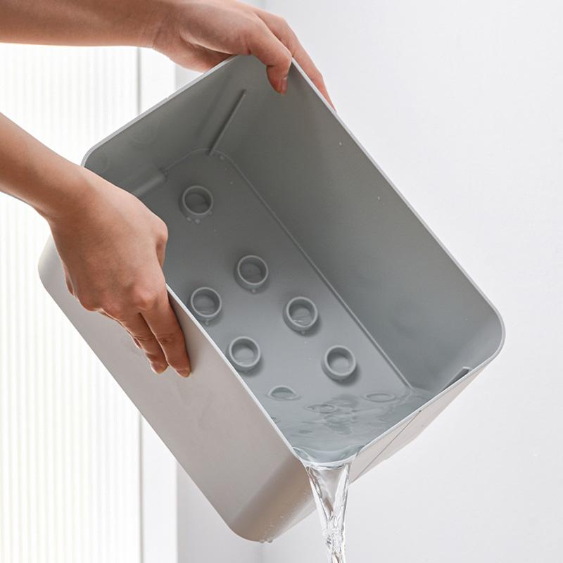 6 Holes 4 Grids Umbrella Rack With Drip Tray Home Totel Entrance Umbrella Drain Storage Box for Home Hotel Umbrella Orgainzer