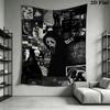 Scream Wall Tapestry Aesthetic Wall Hanging Printed Fabric Blanket Decorative Tapestries for Bedroom Living Room Home Decor
