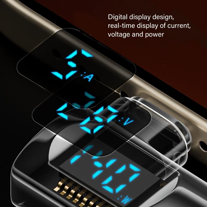 USB C Digital Display Adapter Connector with 140W Quick Charging and Double 40Gbps Transmission 8K60HZ Screen Projection