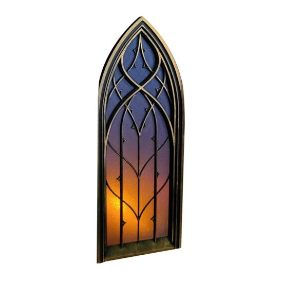 Fantasy Window Book Nook with Light Retro Light-up Window Booknook Bookshelf Insert Decoration Gift for Book Lovers