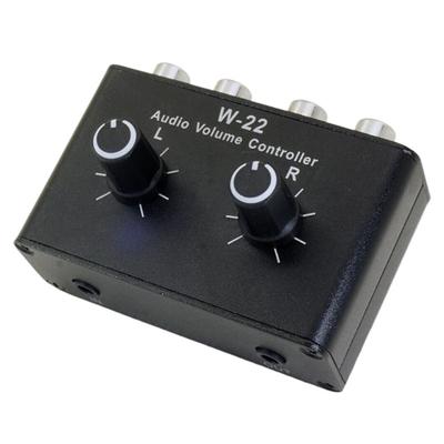 EdisonBrain Audio Volume Controller Box Balance Adjuster Small Attenuator Knob Line Volume Control Box W-22 3.5mm