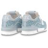 Lv Trainer Sneakers 'Blue Stripes With Monogram' 1ABG1N