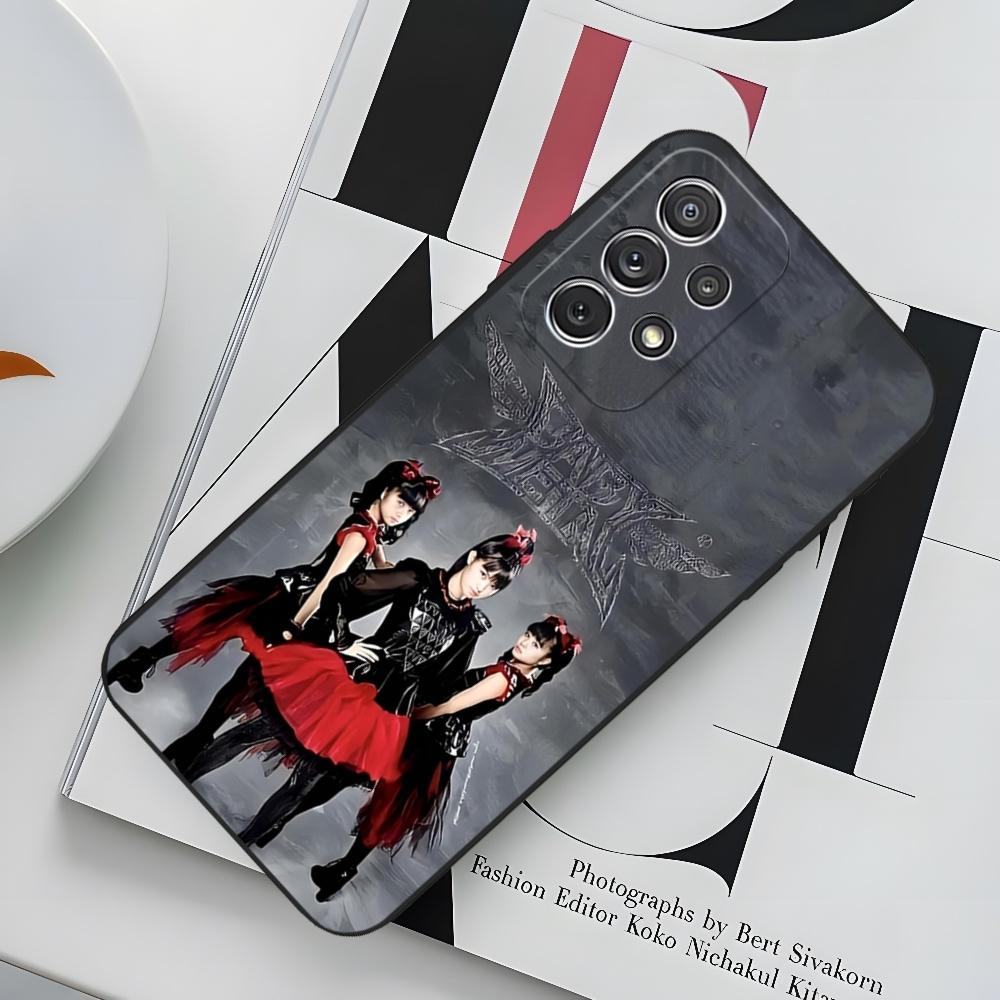 B-BABYMETAL R-Rock Band Phone Case for Sumsung Galaxy S24 S23 S22 S21 S20 A24 A34 N20 M54 A54 A53 Fe Plus Ultra Black Soft Cover