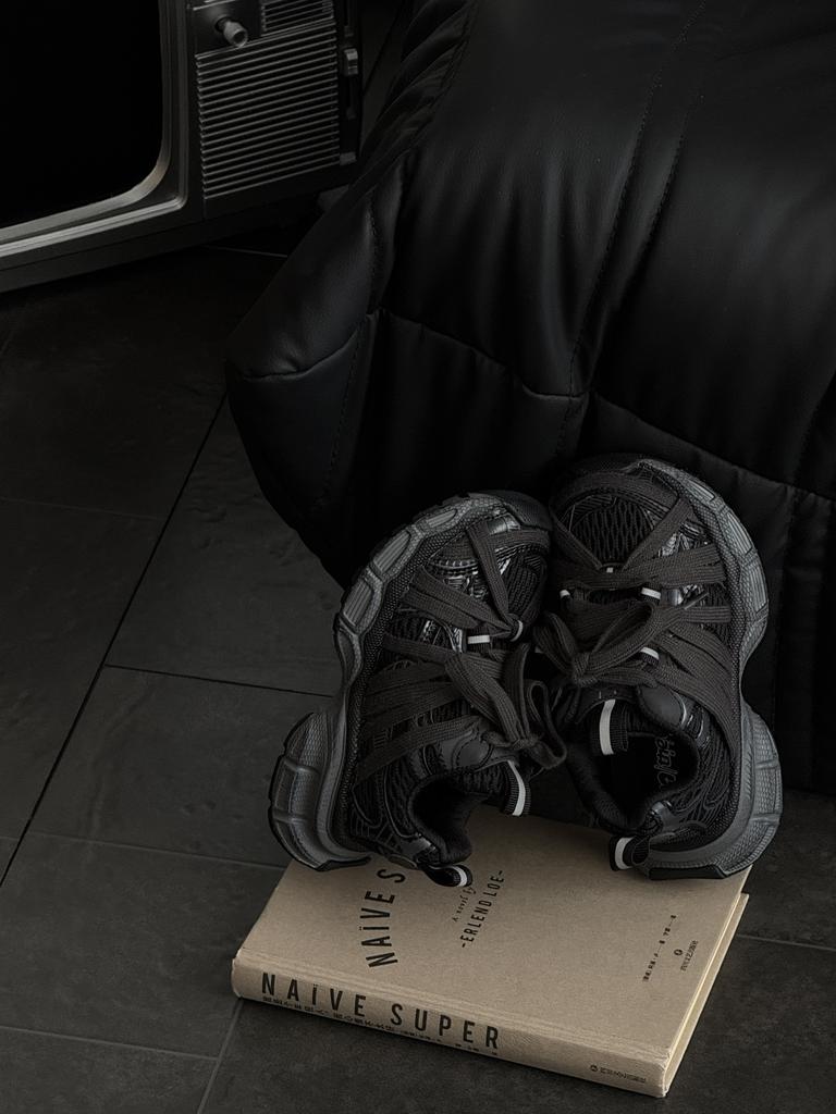 XSHX Paris Schwerindustrie Dirty Daddy Schuhe Herbst Doppelgurt Jungen und Mädchen Spinnennetz Riemen Jungen und Mädchen Klettverschluss Sport