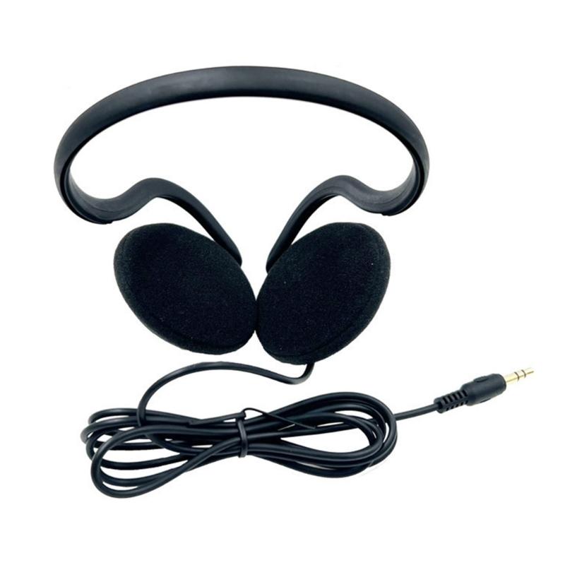 Strong Over Ear Headphones with 3.5mm Interfaces Comfortable Earpads For Computer Mobile Devices 1.5M PVC Cable