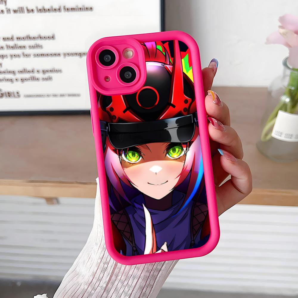

HSR Rappa Thicken TPU Mobile Phone Case for iPhone 17 16 15 14 13 12 11 Air Pro Max Plus Colorful Cover iPhone 16 Plus
