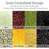 6 in1 Cereal Dispenser Dry Food Dispenser Storage Container Wall Mount Cereal Grain Rice Dispenser 6 Grid Rice Dispenser Food Bucket for Kitchen Home