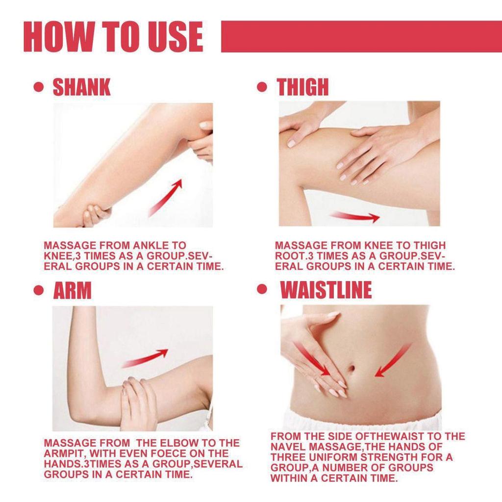 Burning Fat To Promote Weight Loss and Body Cream Massage Cream
