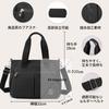 FYMOHIEE Tote Bag (Ultra-Lightweight 380g) (Perfect for Commuting) (9 Pockets) Women's and Men's Shoulder Bag, Business Bag, Large Capacity,