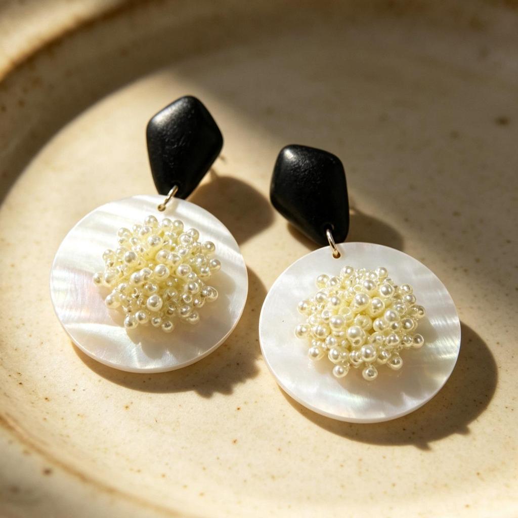 Vintage Black Series Stud Earrings 925 Silver Needle Minimalist High-End Personality Accessories for Women