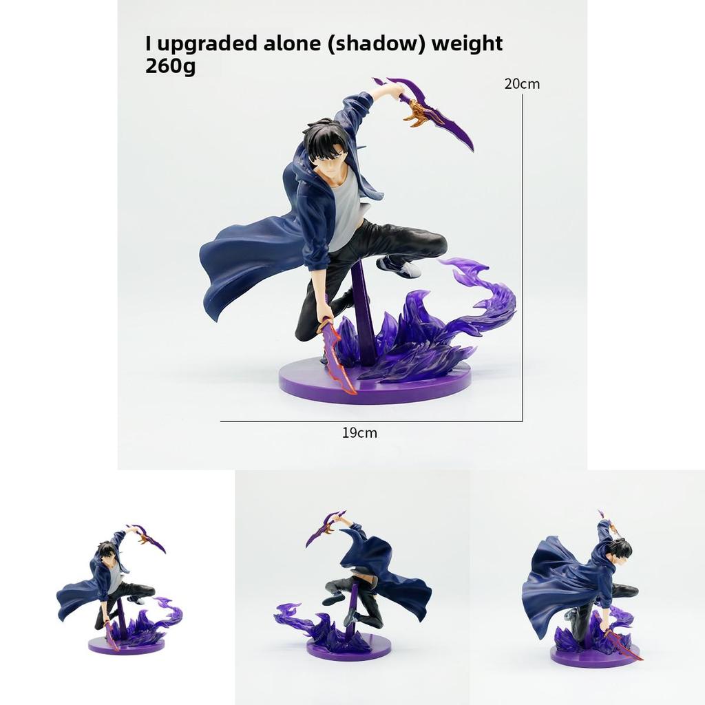 Solo Leveling Sung Jin Woo Pvc Model With Battle Edition For Gift And Collection
