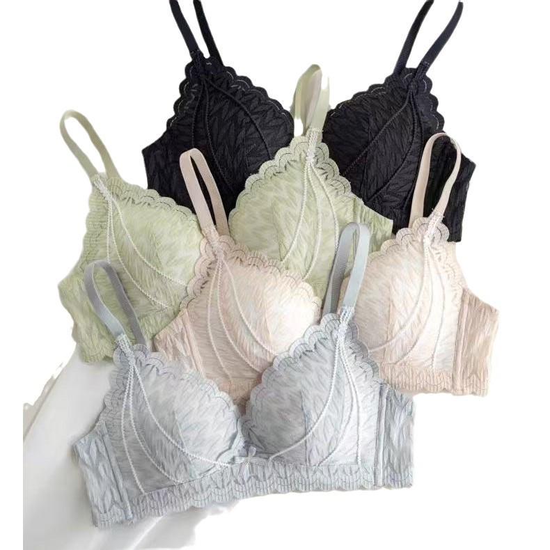 Krajková tenká spodní prádlo Pure Desire - Podprsenka s křížovým košíčkem pro zvětšení malých prsou