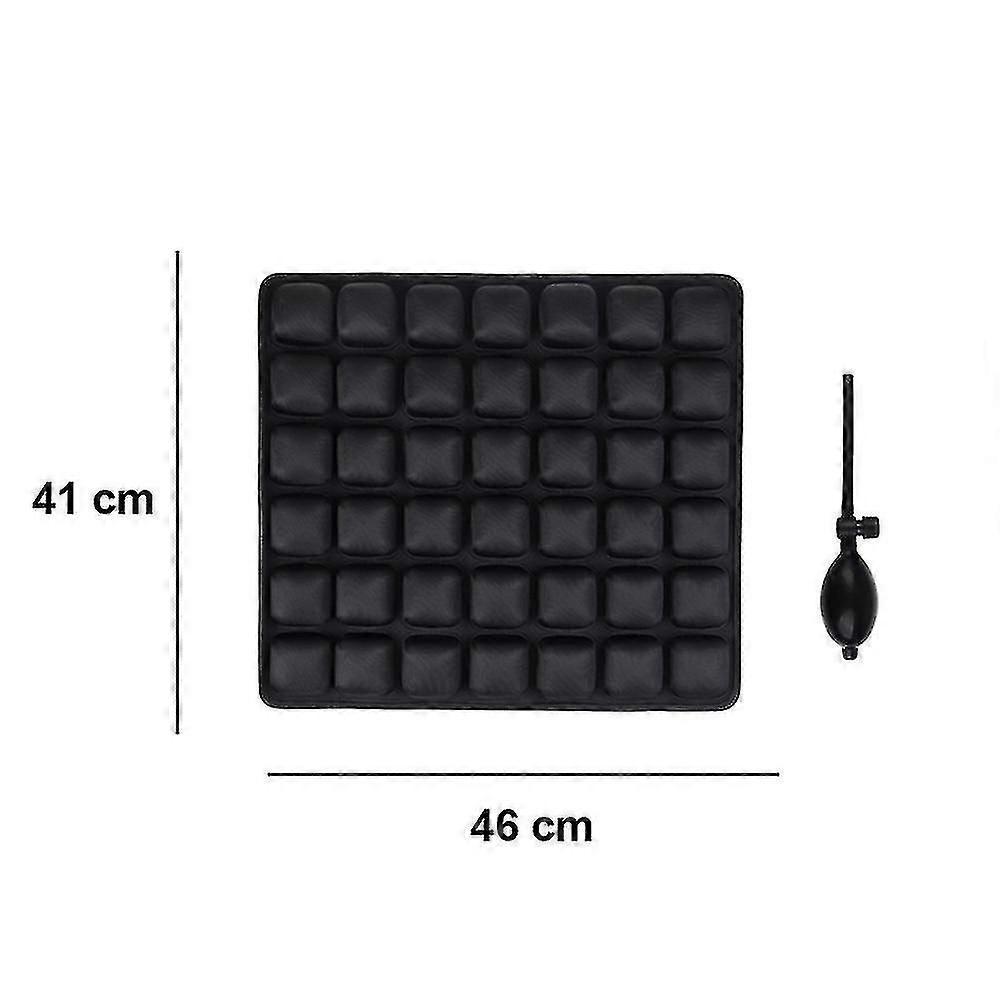 Bran Inflatable Seat Cushion Air Seat Cushion Portable Car Seat Office Chair Wheelchair Pad Anti -decubitus Orthopedic Pain Relief Pillow Camping Seat