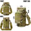 Tactical Water Bottle Pouch, Military Army Molle Water Pouches Carrier Holder for Hiking Camping Outdoor Sport Travel