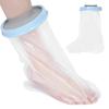 Leg Cover Water Resistant Foot Protector Child Leg Shower Sleeve with Ring