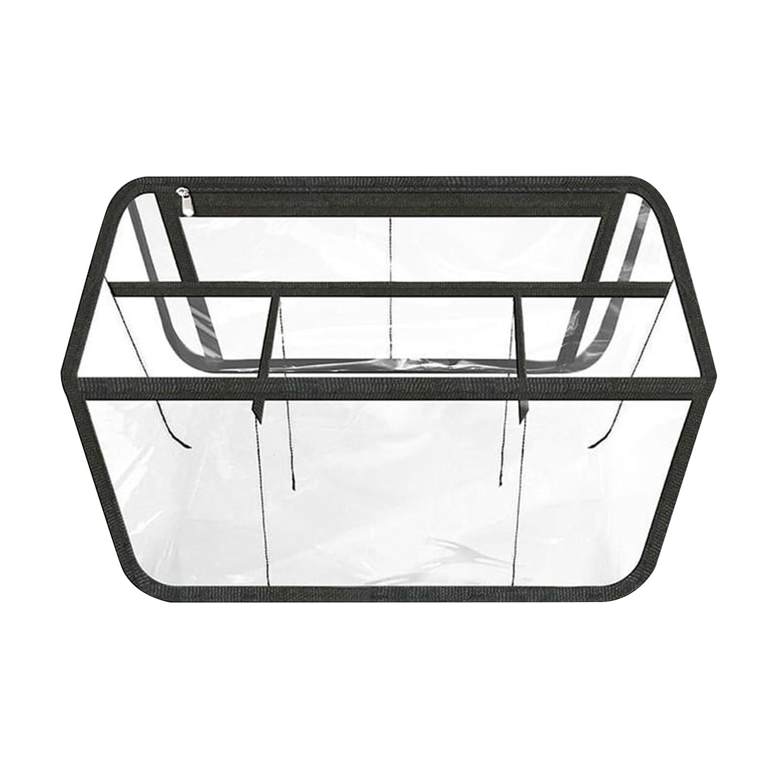 

Organizer Bag PVC Divider Inner Bag, Hole Bag Beach Bag Accessory Liner One Size чёрный