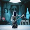 Death  Decorative Figurine, Creative Horror Atmosphere Figurine, Protective Figurine, Suitable For Gifting, Ideal Gift For Boys And Girls