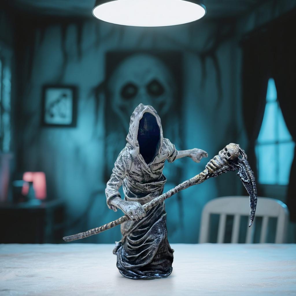 Death  Decorative Figurine, Creative Horror Atmosphere Figurine, Protective Figurine, Suitable For Gifting, Ideal Gift For Boys And Girls