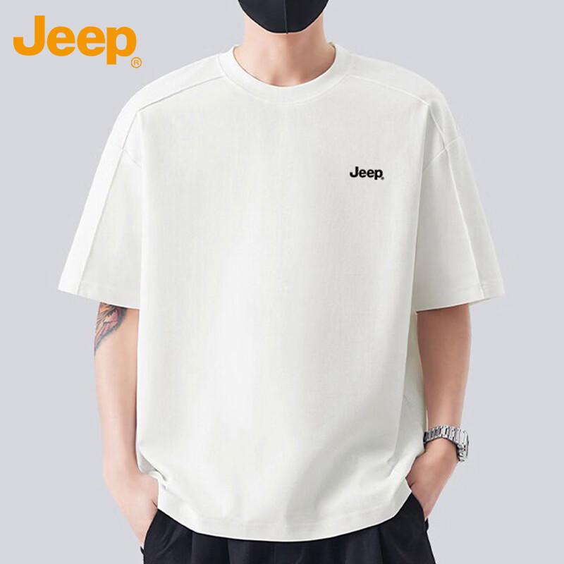 JEEP Men s Summer Round Neck Short Sleeve T-Shirt 2XL