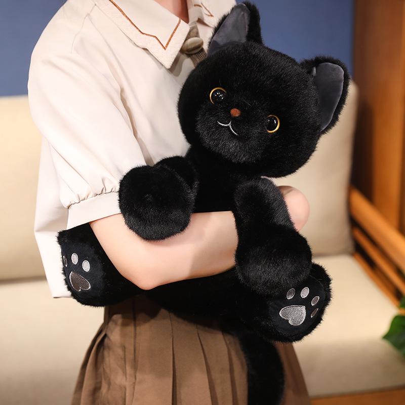 Cute Plush Kitten Doll - Creative Simulation Toy for Kids' Birthday Gift