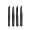 Stainless Steel 1/2/4 Piece Tweezer Set With Precision Tips Non Slip Handle Perfect For Eyebrow Shaping Facial Hair Removal