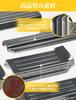 AMWMORV Jimny Nomad JC74W Side Stainless Scratch and Stain Tape Easy 4 Pieces Steps, Steel, Resistant, Double-Sided Included, Installation, (Black)