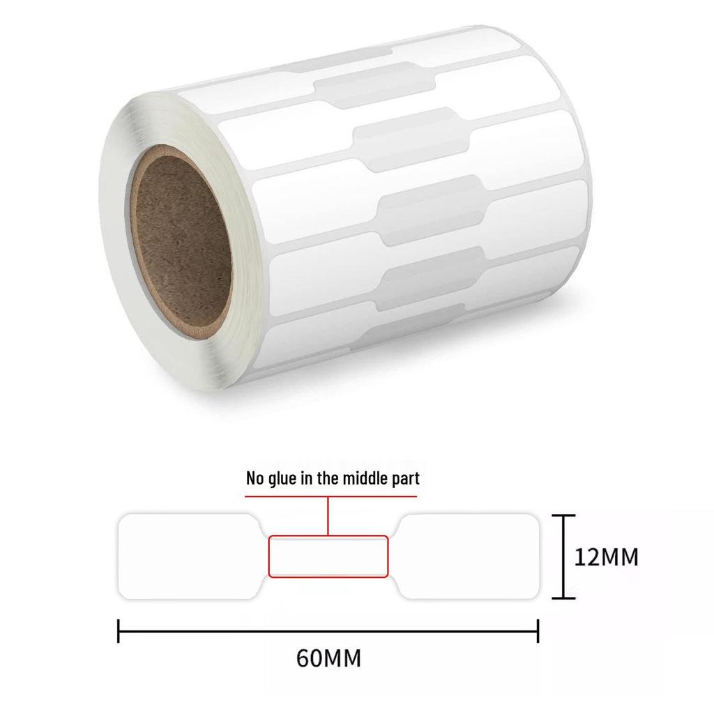 DIY Jewelry Sticker Labels: Self-Adhesive Kraft Paper for Gifts and Decorations.