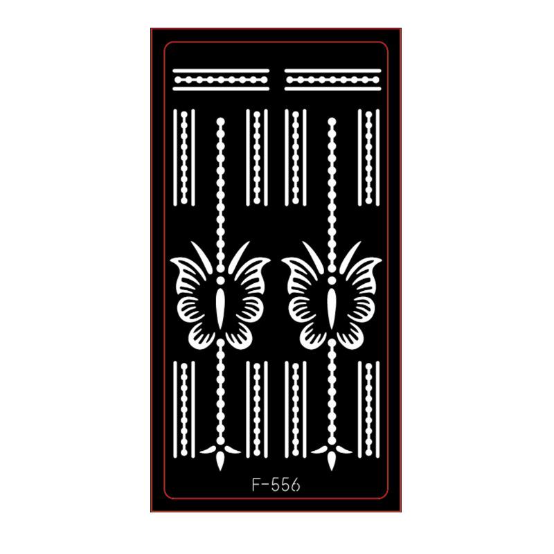 Pet Hollow Tattoo Template Middle East Indian Tattoo Sticker Body Painting Template Sticker Inkjet Painting