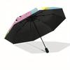 1pc Peppa Pig, Outdoor Adventure Themed High-quality Umbrella,Automatic Opening and Closing Umbrella,Multi-functional Umbrella G0811060