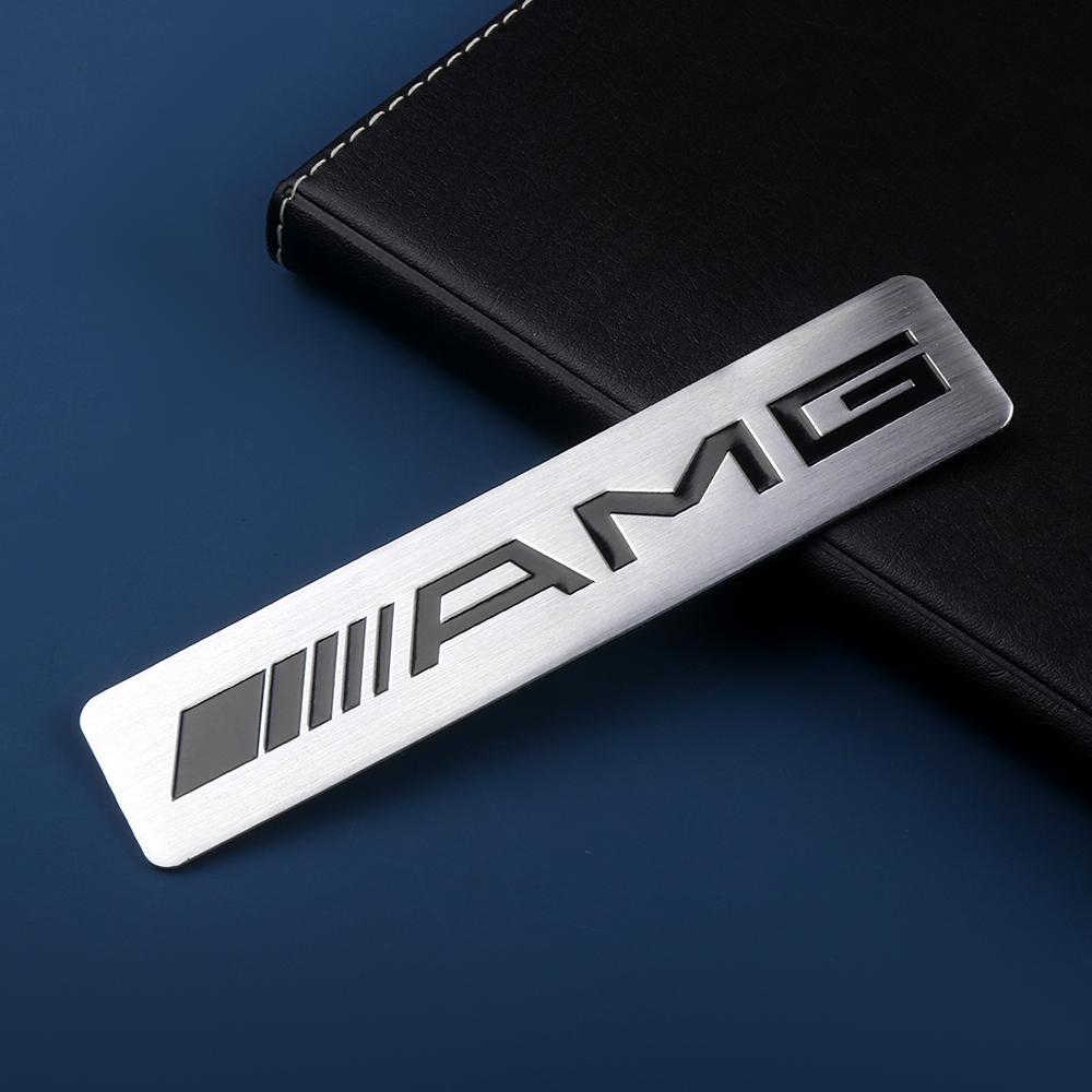

GLC GLB 3D Aluminum Emblem Car trunk Body Car Side Fender Decoration Stickers Auto Accessories for Benz AMG W211 W204 W213 W205 1pc