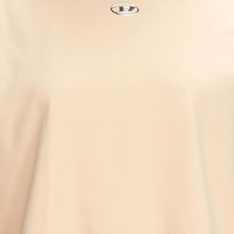 Diesel Solid Color Round Neck Pullover Short Sleeve T-Shirt Women Tops A203990JMBB7AW