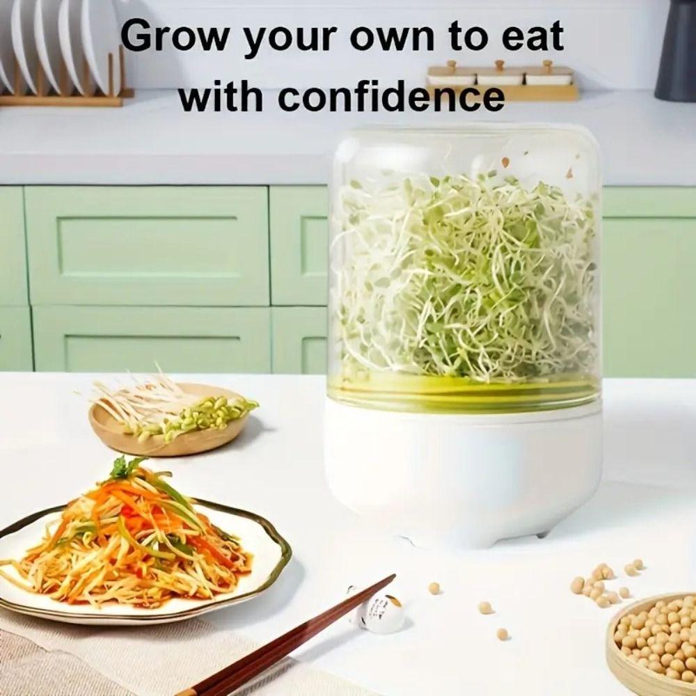 Mini Bean Sprout Growing Machine Full-Automatic Sprout Dish Growing Pot  Indoor Farming