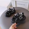 Chunky Sneaker for Children Mesh Platform Shoes Pure Color Elastic Band Girl Trendy Trainers Thick Sole Boys School Shoes I07243